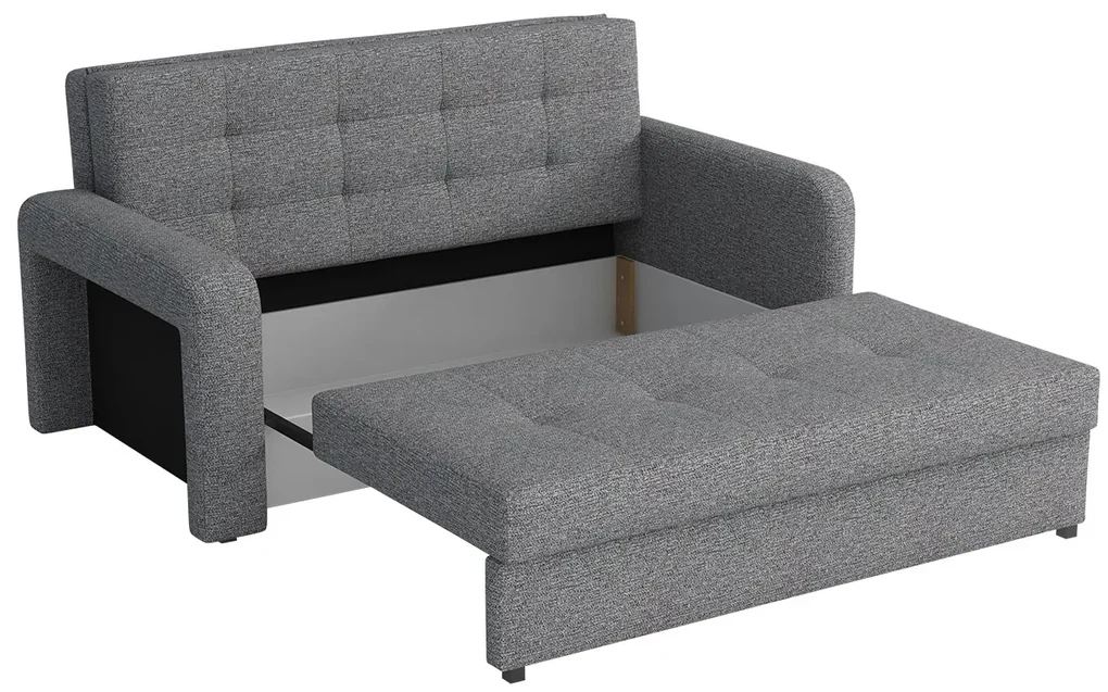 Rozkladacia sedacia súprava s úložným priestorom Clivia Home II + III, Taburetka: ľavá strana (pohovka III) + pravá strana (pohovka II), Dostupné poťahy: Enjoy 17