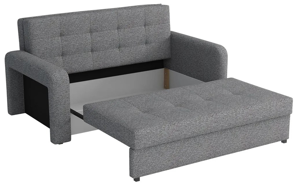 Rozkladacia sedacia súprava s úložným priestorom Clivia Home II + III, Taburetka: ľavá strana (pohovka III) + pravá strana (pohovka II), Dostupné poťahy: Enjoy 2