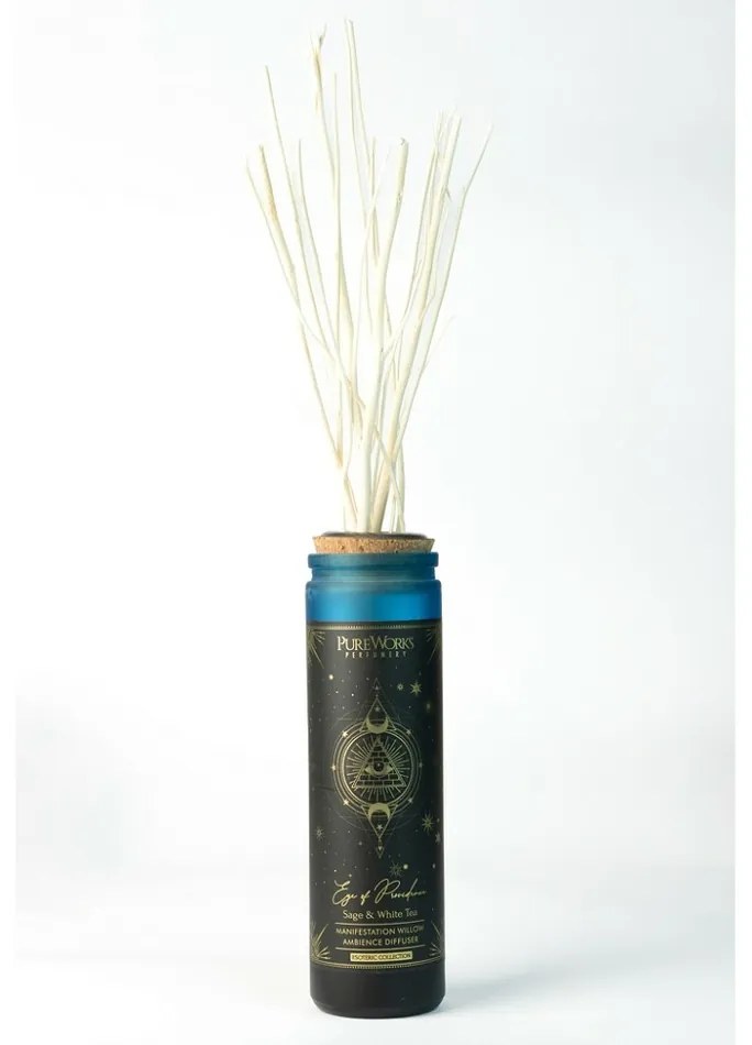 Organický difuzér Sage & White Tea 100 ml s vŕbovými prútikmi