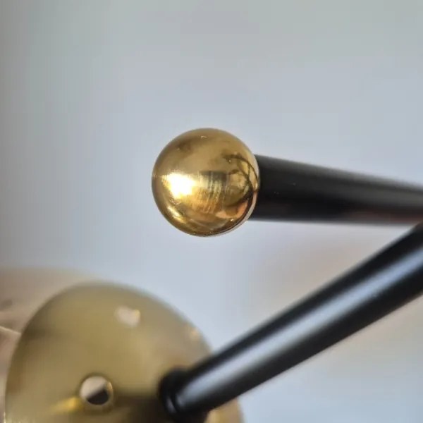 Prisadený luster MALENA 6xE14/5W/230V zlatá/čierna/dymová béžová