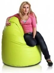 Sedací vak hruška zelená limetková TiaHome