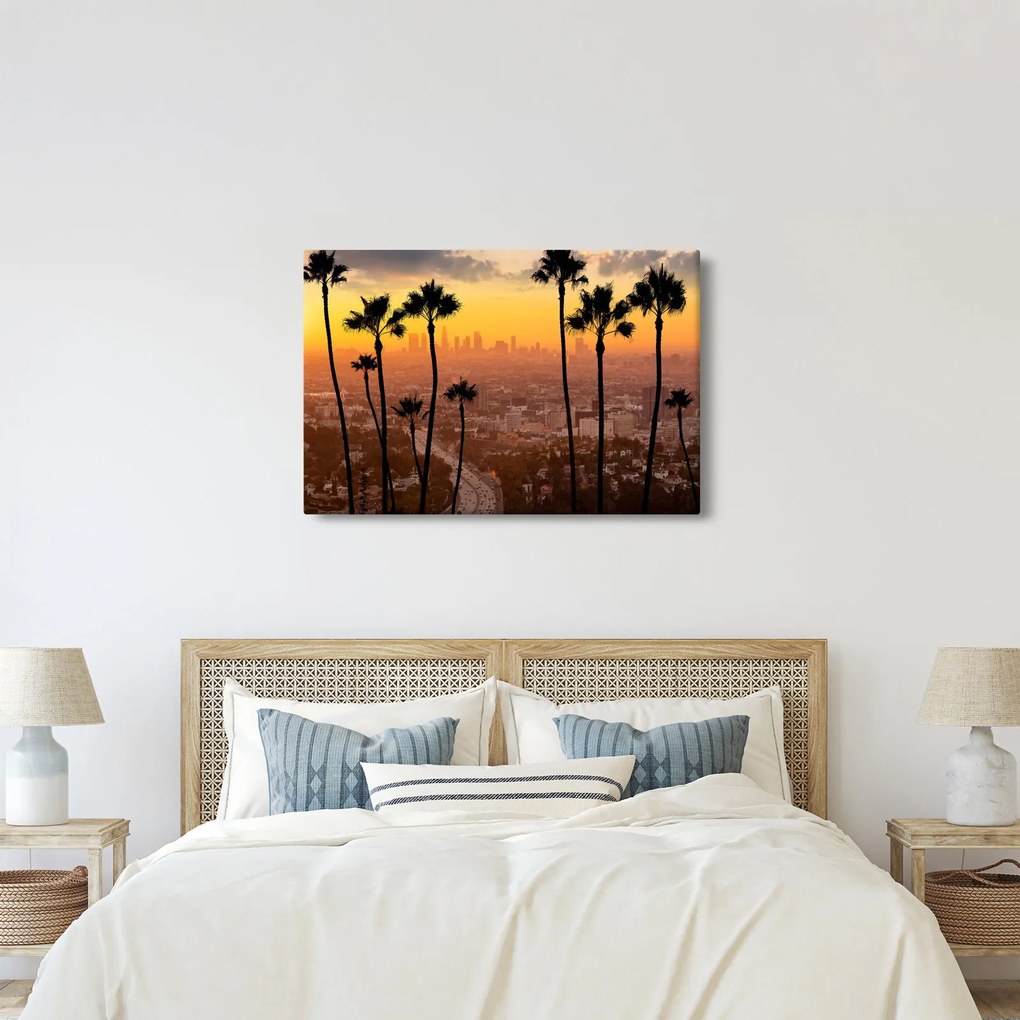 Obraz - Panorama Los Angeles (90x60 cm)