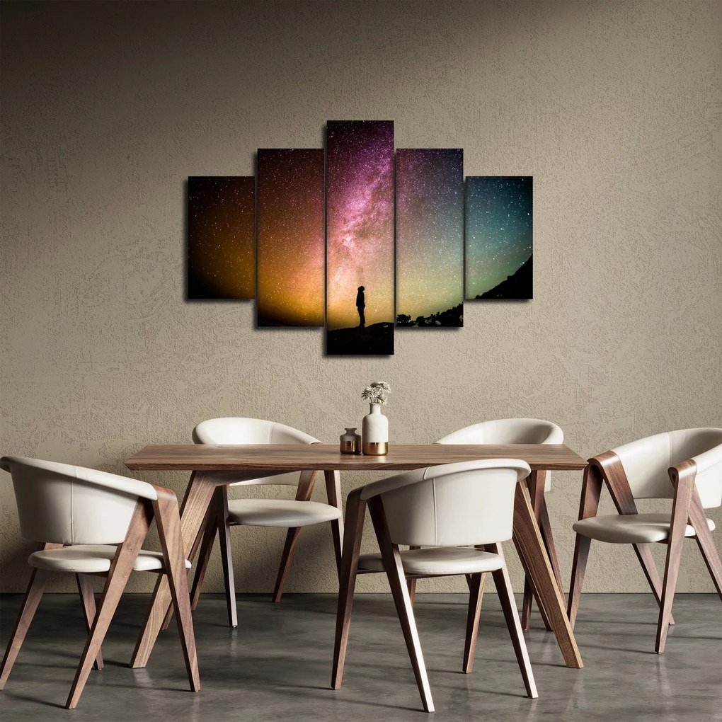 Obraz - obloha plná hviezd (150x105 cm)