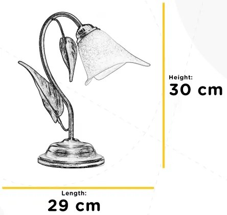 ONLI - Stolná lampa MIRANDA 1xE14/6W/230V