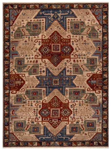 Koberec KESHAN, strapce 1250/53565 béžový / terakota