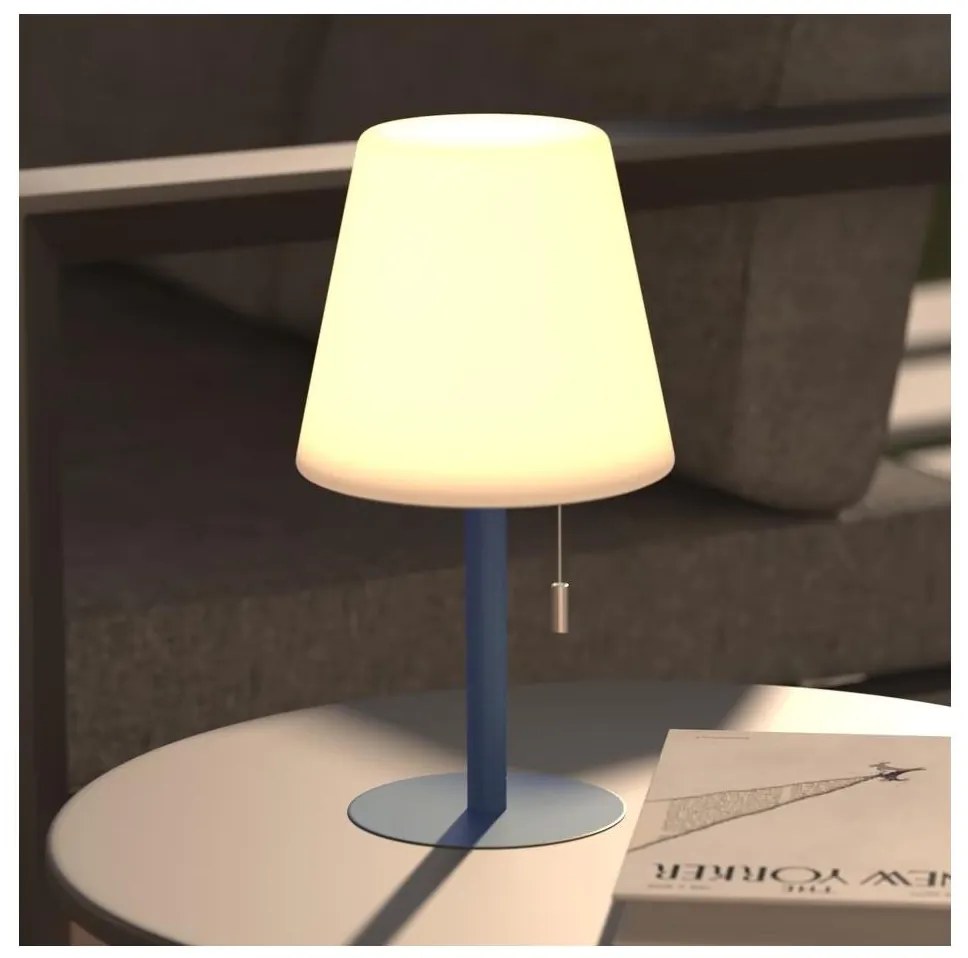 Atmosphera - LED RGB Nabíjacia vonkajšia stolná lampa ZACK LED/3,7V IP44 tyrkysová