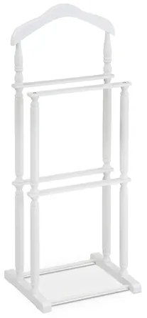 Drevený nemý sluha Autronic 20652-04 WT – biely matný lak, masív