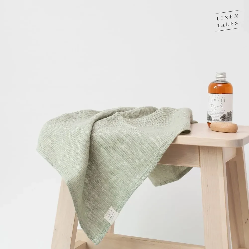 Zelený ľanový uterák 65x45 cm - Linen Tales