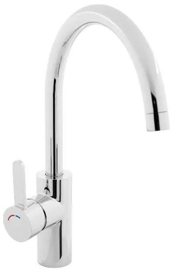 Livarno home Kuchynská batéria (okrúhly tvar, chróm) (100387686)