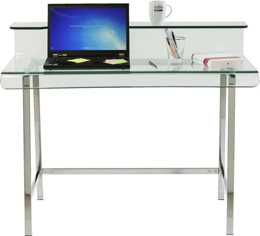 Sklenený pracovný stôl Kare Design Vision
