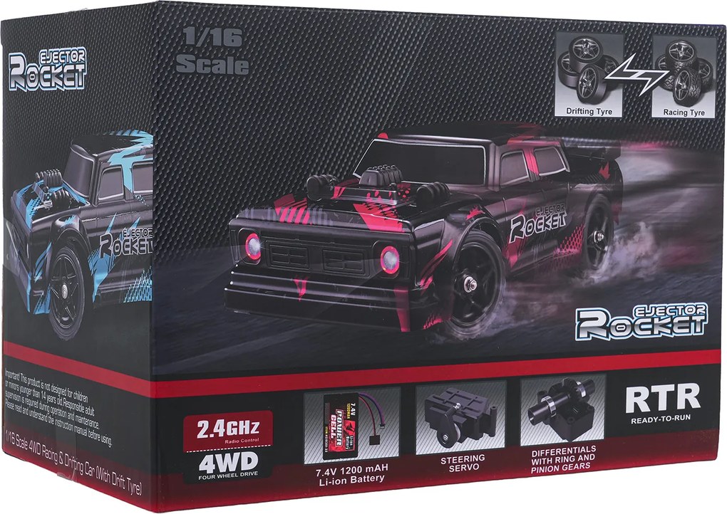 Ramiz Vozidlo ROCKET R/C Drift 4x4