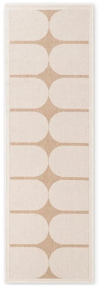 Vnútorný a vonkajší behúň v béžovej a slonovinovej farbe 80x250 cm Duet Bowen – NORTHRUGS