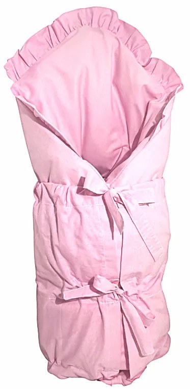 INTERMEDIC SK Obliečka na zavinovačku Volánik - ružová Veľkosť: 37x120 cm