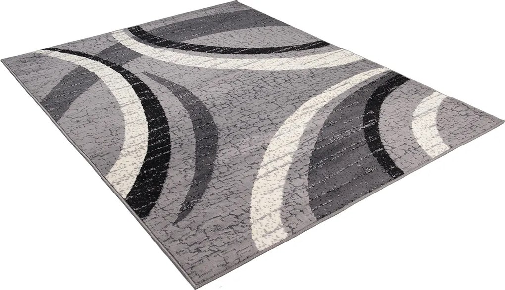 TA Koberec K856A GRAY CHEAP PP CRM Sivý Obdĺžnikový Rozmer: 140x200 cm