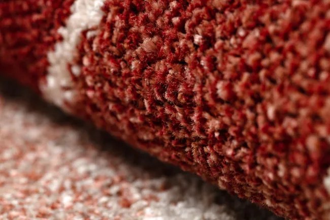 Koberec FUSION 0807 krémový / bordový