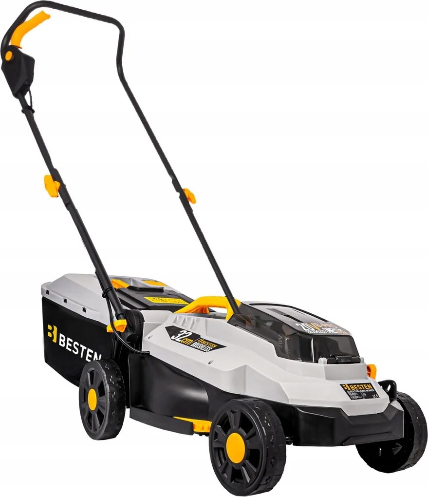 Akumulátorová Bezkartáčová Kosačka 32 CM Na Trávu 35 L Aku 6 Ah Výkonná Besten