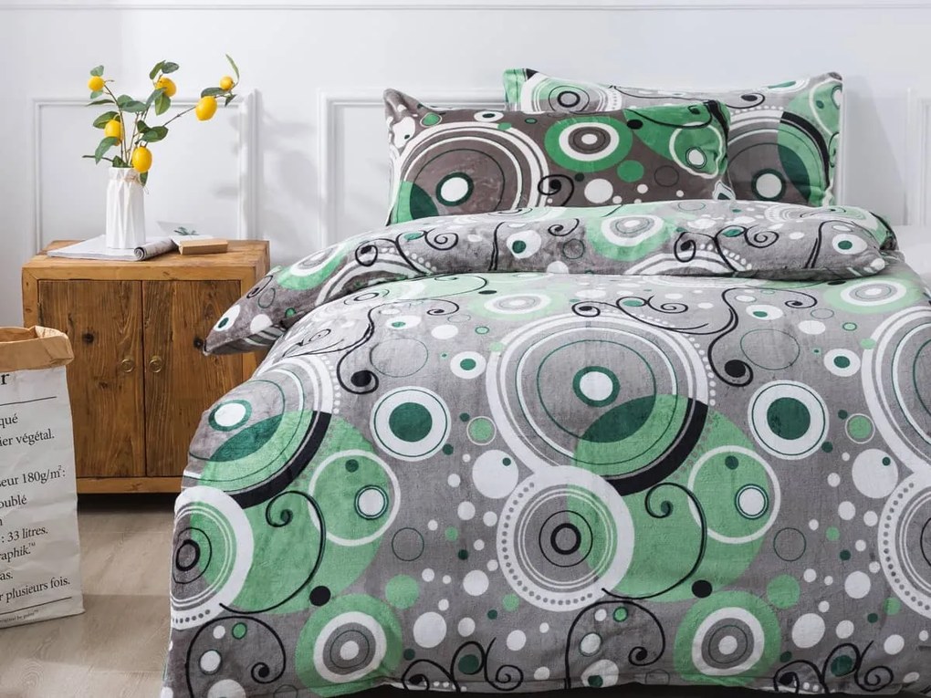 XPOSE® Mikroplyšové obliečky ŠÁRKA Exclusive - zelené