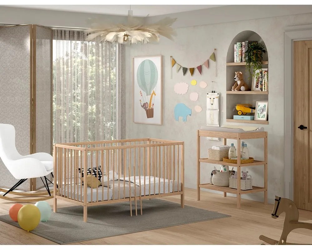 Súprava detského nábytku z bukového dreva 2 ks Dino – Vipack