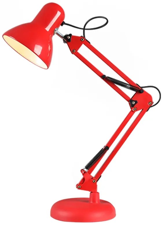 Stolná lampa L2854 SANDY červená, vrátanie LED žiarovky S2571, 8W