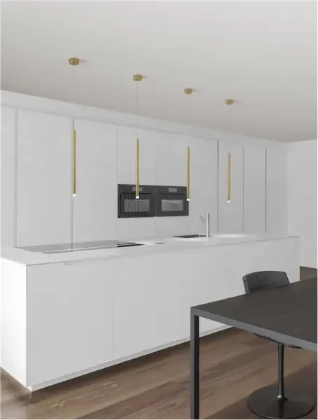 Moderný luster Trimle 50 zlaté