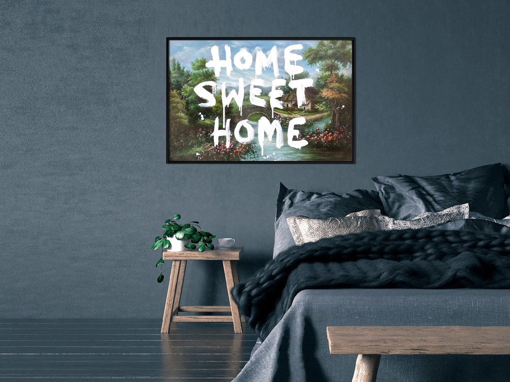 Artgeist Plagát - Dream House [Poster] Veľkosť: 30x20, Verzia: Zlatý rám s passe-partout