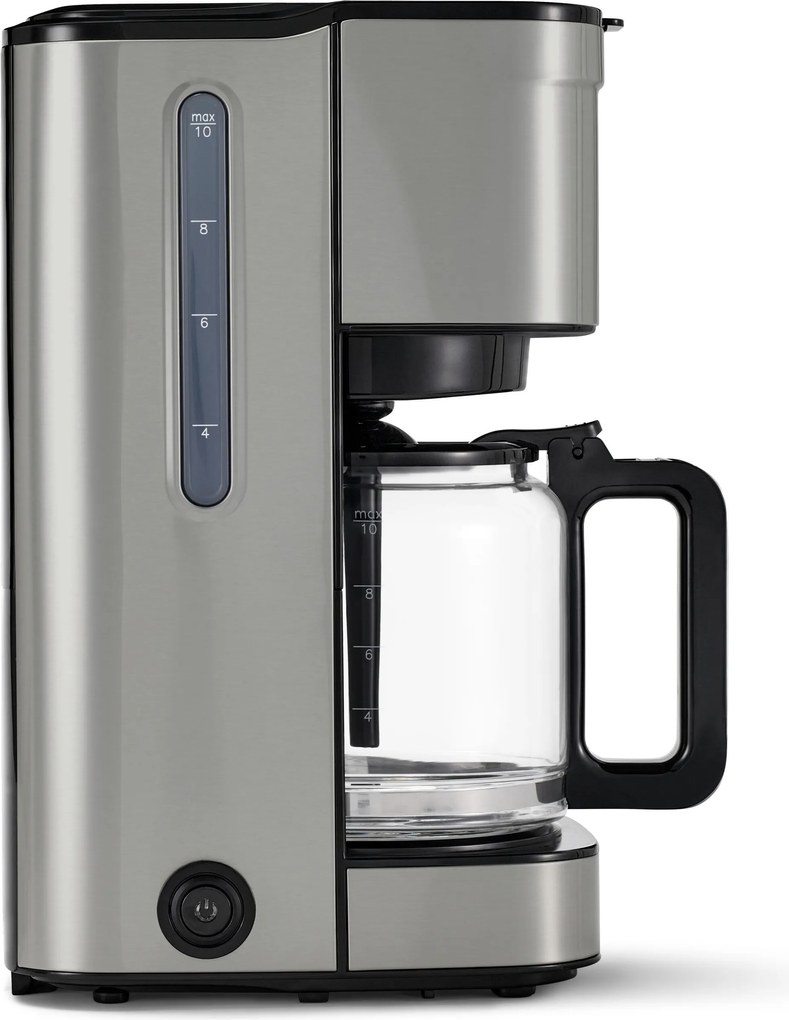 »Let's Brew Elegant« kávovar na prekvapkávanú kávu, strieborný