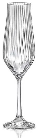 Crystalex Poháre na sekt TULIPA OPTIC 170 ml, 6 ks