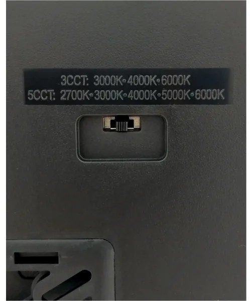 LED stropné svietidlo LED/40W/230V 3000/4000/6500K 50x50 cm čierne