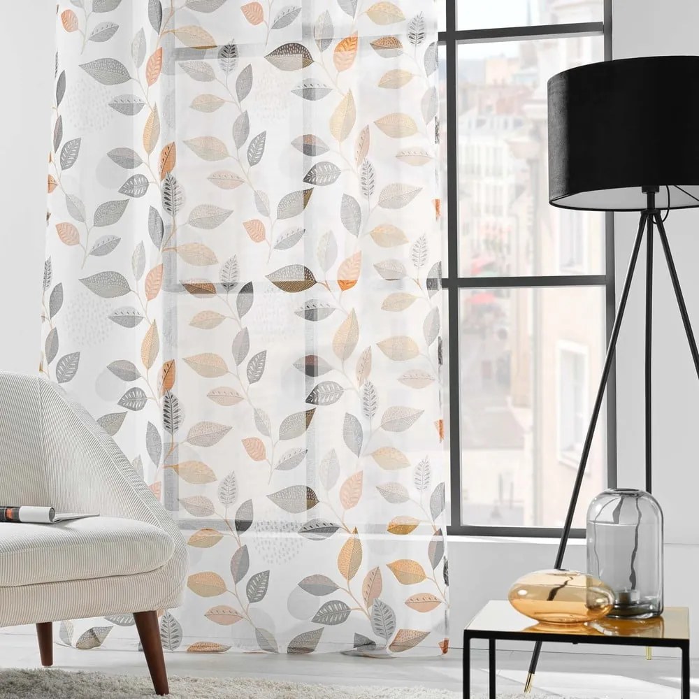 Biela voálová záclona 140x280 cm Vahine – douceur d'intérieur