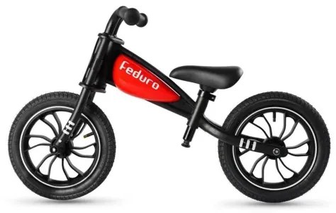 QPlay - Odrážadlo FEDURO čierna/červená