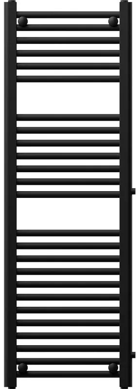 Mexen Mars, vykurovacie teleso 1200 x 400 mm, 439 W, bočné pravé a spodné pripojenie, čierna, W110-1200-400-00-70-S