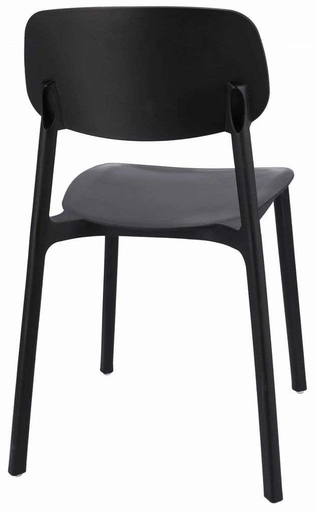 Dekorstudio Plastová stolička LARA čierna