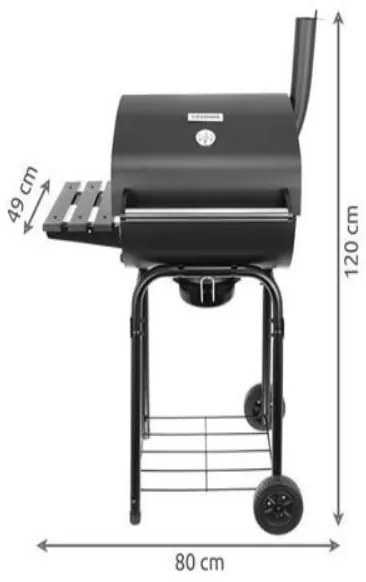 Záhradný Gril BBQ KAMINER 9790