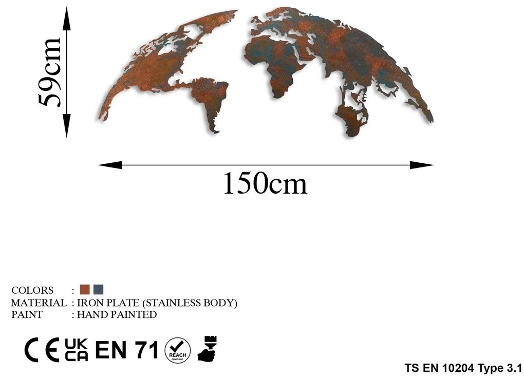 World Map Medium - 2