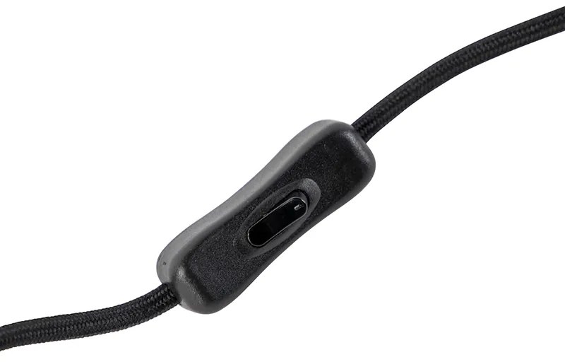 Moderná stolná lampa čierna bez tienidla - Simplo