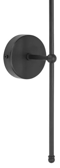 Nástenné svietidlo MADELA 1xE14/40W/230V čierne