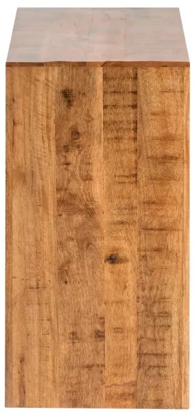 furniture-nabytek.cz - Masivní komoda Country z mangového dřeva, lakovaná, hnědá – 117×45×85 cm