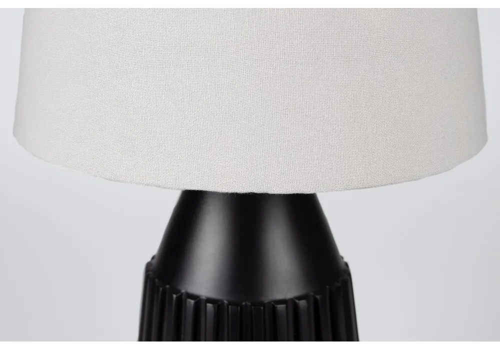 Čierno-béžová stolová lampa Aysa - White Label