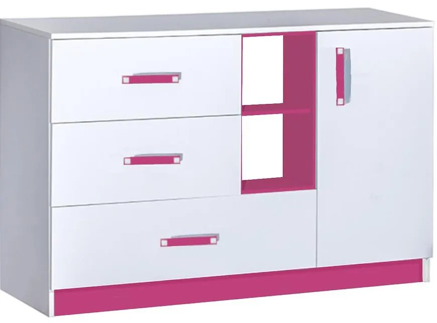 Komoda NR-7 Trafiko 130 ružové
