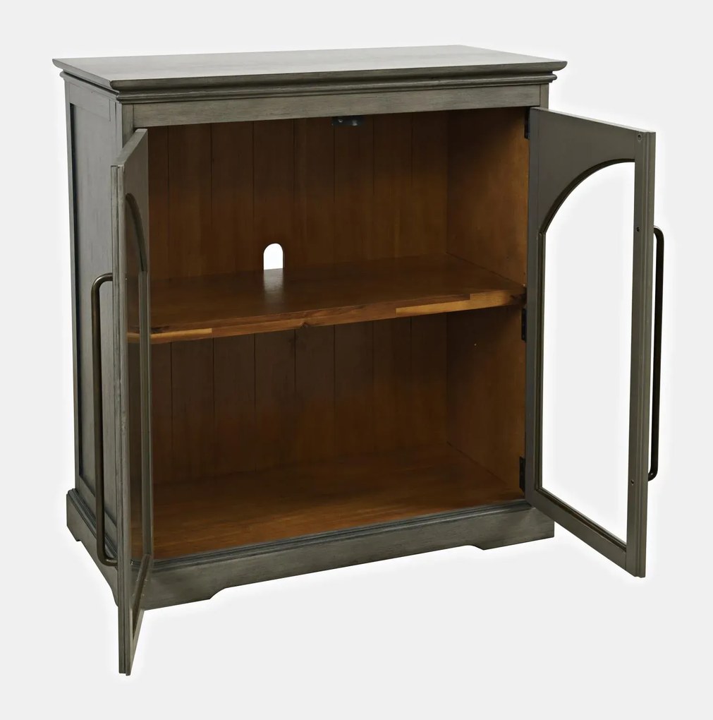 Komoda Avola 84 cm z masívu šalviovo sivá