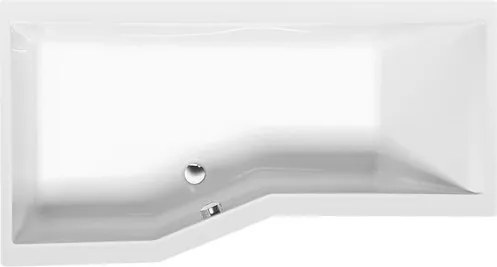Polysan Versys asymetrická vaňa 160x85 cm akrylát ľavá 14611