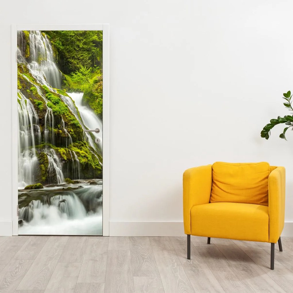 Fototapeta na dvere - Vodopád (95x205cm)