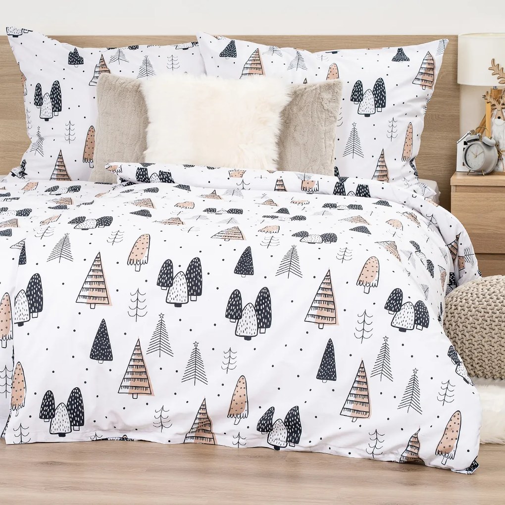 4Home Bavlnené obliečky Frugal Winterland, 220 x 200 cm, 2 ks 70 x 90 cm