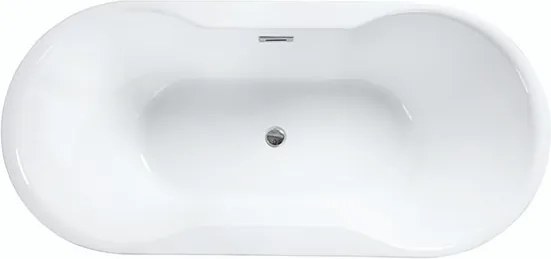 Besco Akrylátová voľne stojaca vaňa Navia Glam S 140x75 (150x80, 160x80) BESCO-Typ výpuste: Click-Clack s prepadom, čierna, BESCO-Rozmery: 140x75, BE…