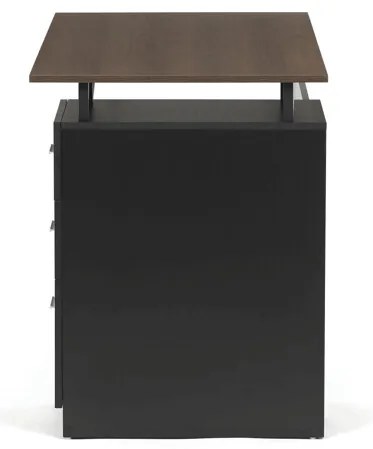 Autronic BONTEC Kancelársky stôl 120x60cm, melamín, dub, APC-3218 OAK Farba: Hnedá