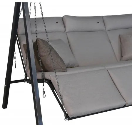 Doppler LOUNGE SMART béžová - luxusná záhradná hojdačka
