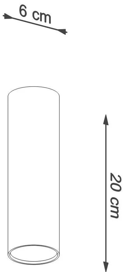 Stropné svietidlo LAGOS 20 biele