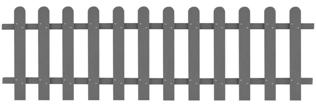 vidaXL Latkový plot, WPC 200x60 cm