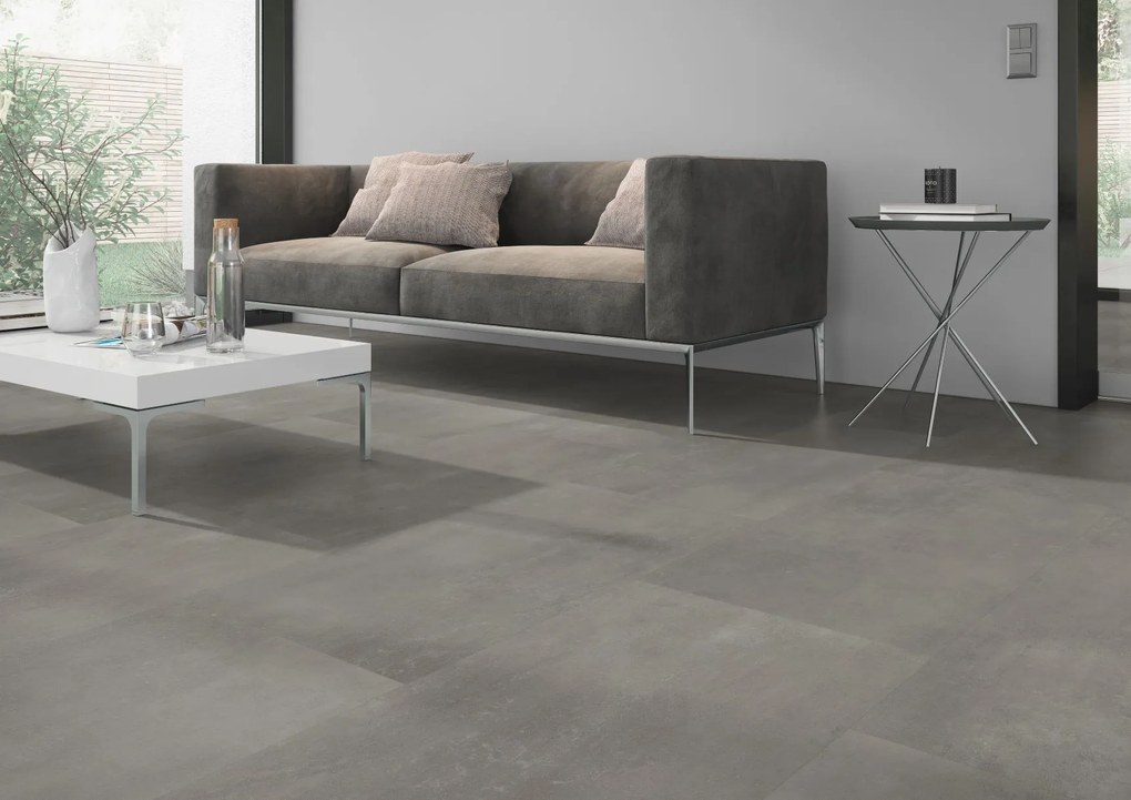 Oneflor, Vinylová podlaha lepená ECO 55 070 Cement Natural, 914,4 x 457,2 mm