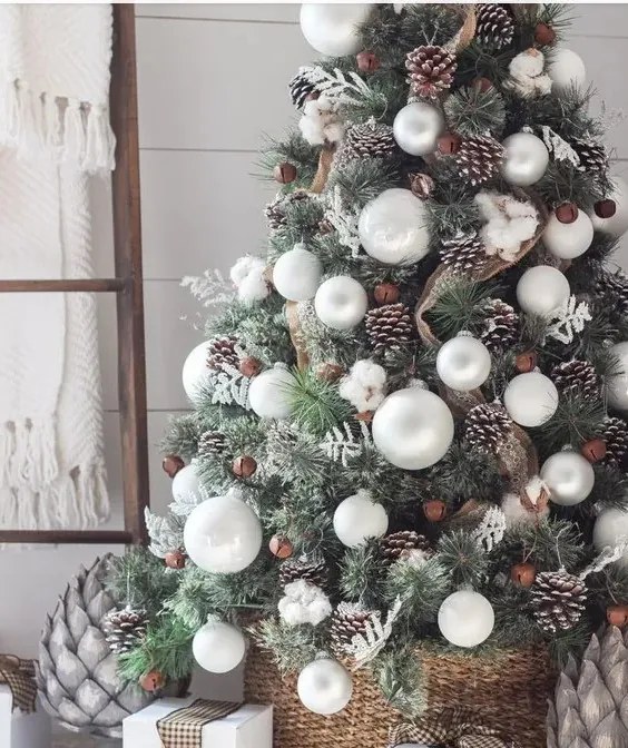 Vianočné guľky - strieborné KL-21X08 (36ks)